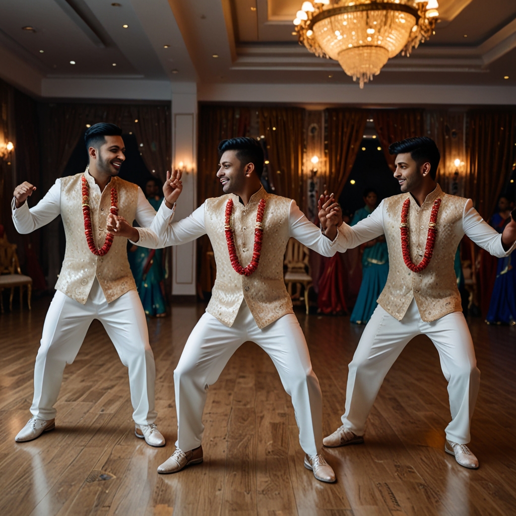 Wedding dance in indian