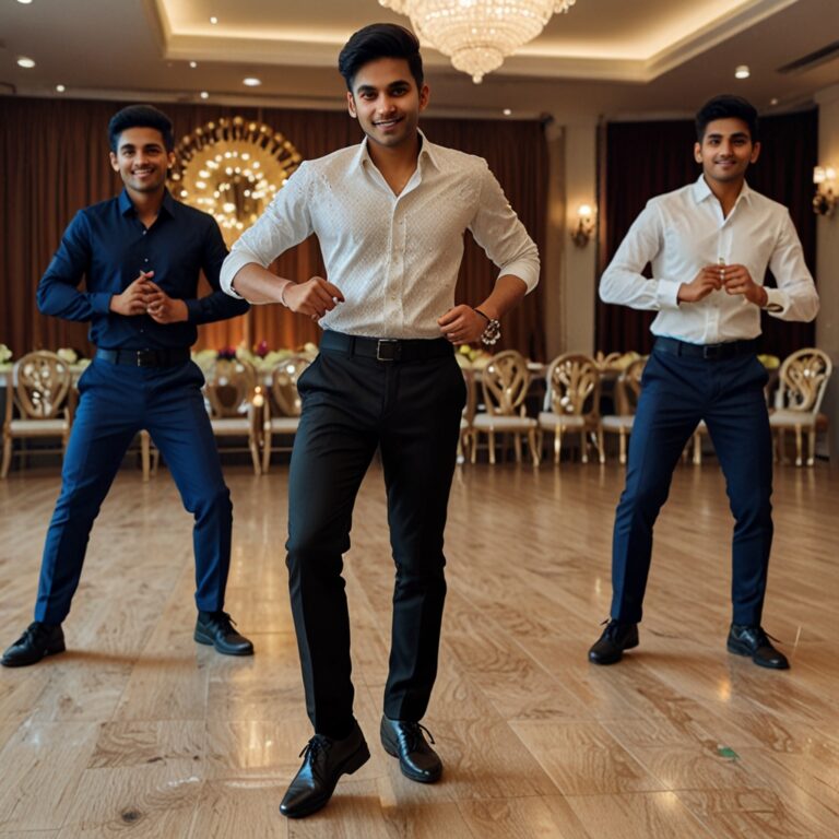 Boys group dance for wedding dance in indian